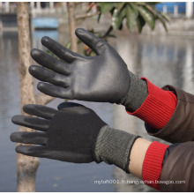 NMSAFETY main industrielle industrielle enduit PU gants noirs